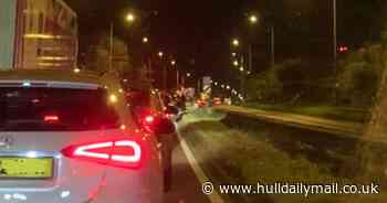 Pedestrian seriously injured and driver arrested after A63 collision