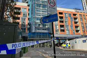 Pictures from scene of Olympic Way Wembley Stadium stabbing
