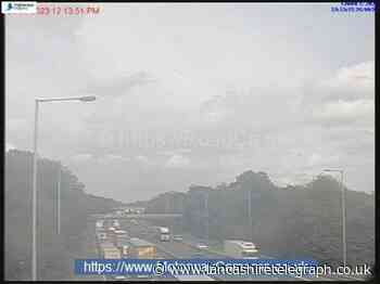 Traffic stopped on M6 near Leyland due to police incident