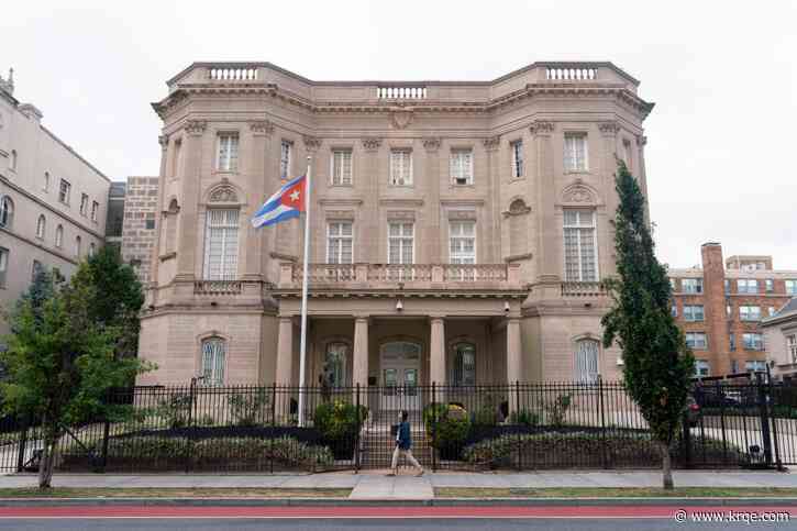 A Molotov cocktail is thrown at the Cuban Embassy in Washington, but there's no significant damage