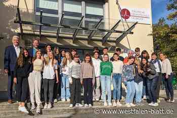 Gesamtschule Delbrück begrüßt Austauschgäste aus Zizur