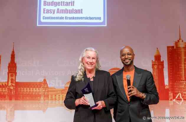 Continentale Krankenversicherung: Financial Advisors Awards - Budgettarif Easy Ambulant ausgezeichnet