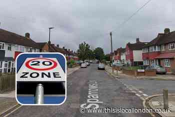20mph speed limit introduced on Sparrows Lane in Eltham