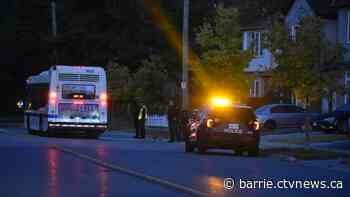 Barrie Police asking for help to locate duo who fled collision on city bus