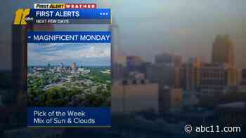 More Clouds, Not as Warm Tomorrow