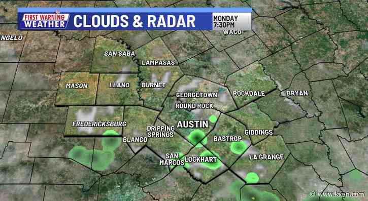 Isolated evening storms after significant Sunday hailstorm