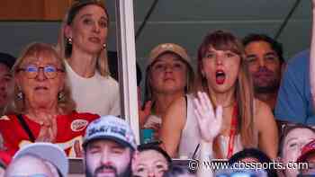 Taylor Swift has NSFW reaction to Travis Kelce touchdown while watching Chiefs with Donna Kelce at Arrowhead