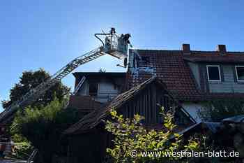 Brand im Kinderzimmer eines Wohnhauses in Breuna ausgebrochen