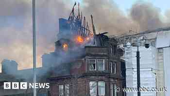 Rail services disrupted after fire near Ayr station