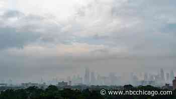 Strong to severe storms develop across Chicago, with heavy downpours, lighting and a ‘brief tornado possible'