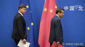 Heikle Peking-Visite: Der EU-Kommissar Dombrovskis bekommt massives Störfeuer von der chinesischen Regierung