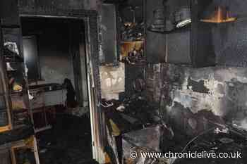 Faulty fridge sparks huge house blaze with pensioner rescued by firefighters in Houghton-le-Spring