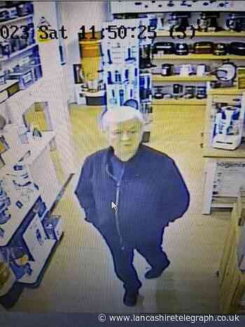 Police looking for man after theft at Dawson's in Clitheroe