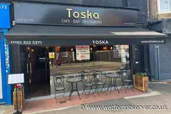 Watford Restaurant Toska enjoys 'very busy' first weeks