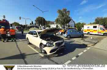 FW-M: E-Call meldet Unfall (Ramersdorf)