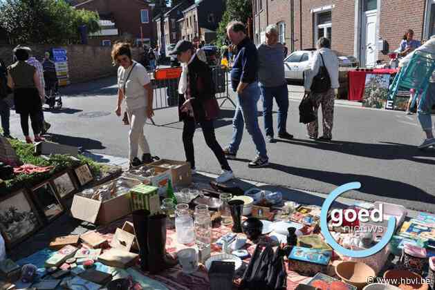Zon lokt honderden kooplustigen naar brocantemarkt in ’s-Gravenvoeren