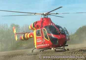 Woman in critical condition : Crash with fire engine in Thornton Heath
