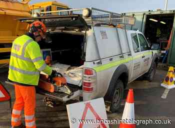 Lancashire County Council prepare for Storm Agnes arrival