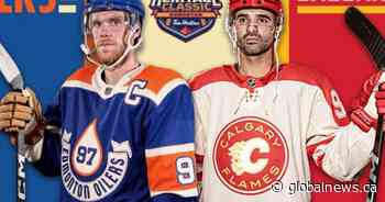 NHL unveils Oilers, Flames jerseys for Heritage Classic version of Battle of Alberta