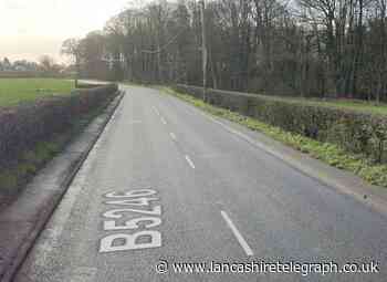 The Marshes Lane near Preston closed due to a crash