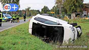 Unfall nahe Bargstedt: Vier Verletzte und Totalschaden bei zwei Pkw