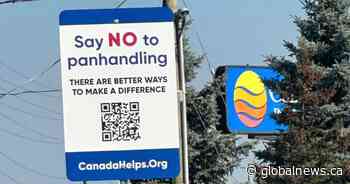 New signs in Barrie discouraging panhandling an unwelcome sight for advocates