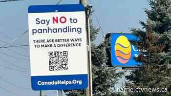 City of Barrie removes new anti-panhandling signs after Canadian charity rejects being linked to the initiative