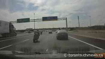New video shows motorcycles speeding along Hwy. 400 prior to crash