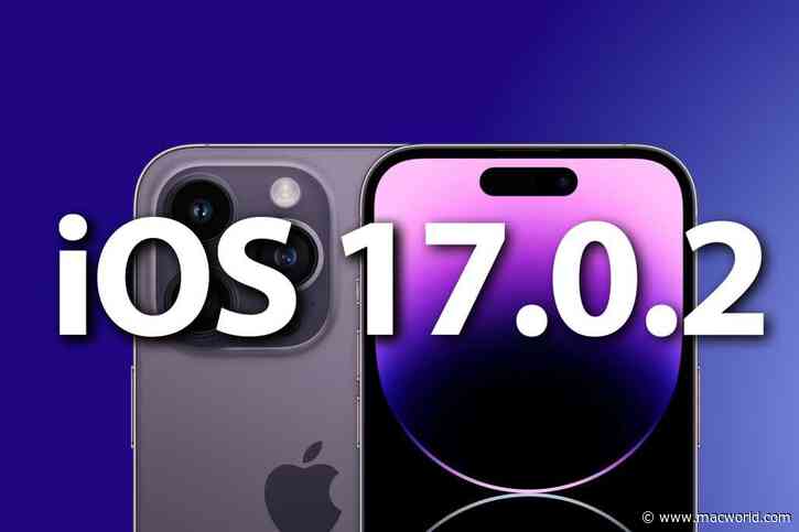 iOS 17.0.2 released for all iPhones, fixing setup transfer bug