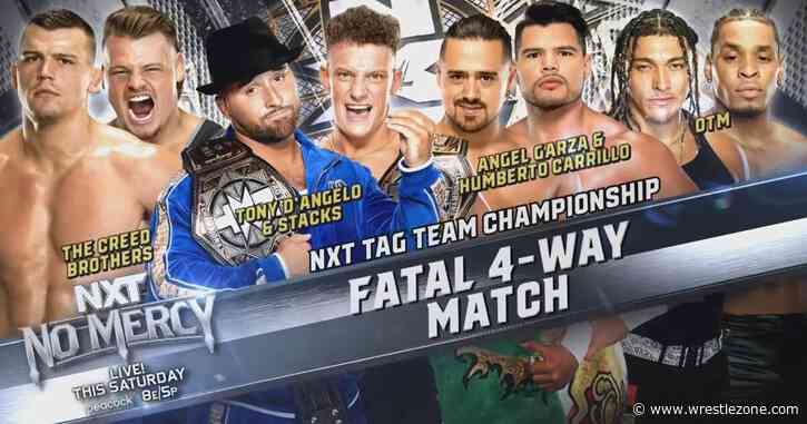 Four-Way NXT Tag Team Title Match Set For NXT No Mercy