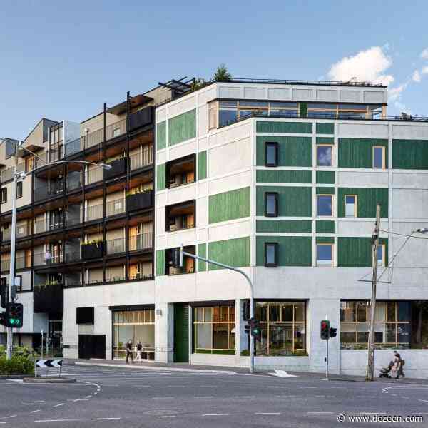 Sawtooth roof animates Ferrars & York apartment block in Melbourne