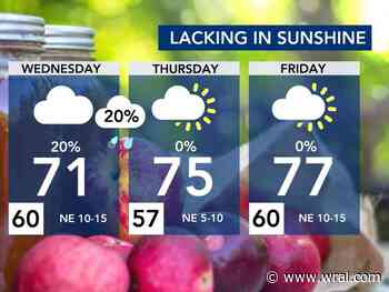 Cool temps, cloudy skies on tap this week