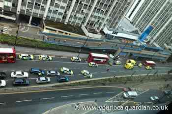 Wellesley Road Croydon fatal stabbing: Pictures from scene