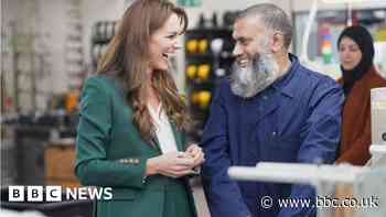 Princess of Wales visits Leeds textile mill with family connection