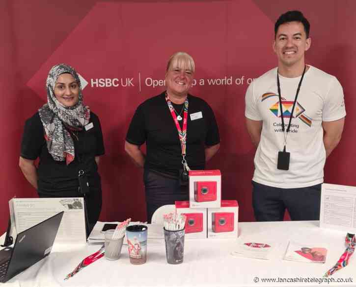 HSBC new pop up bank at Darwen Marker open to customers