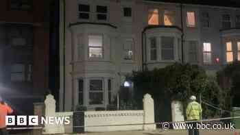 Southsea: Residents forced to leave as house wall collapses