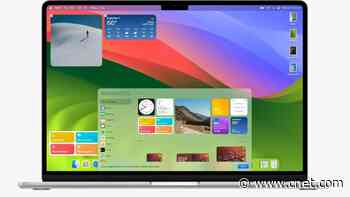 MacOS Sonoma Is Here, Lets You Drag Widgets From Your iPhone     - CNET