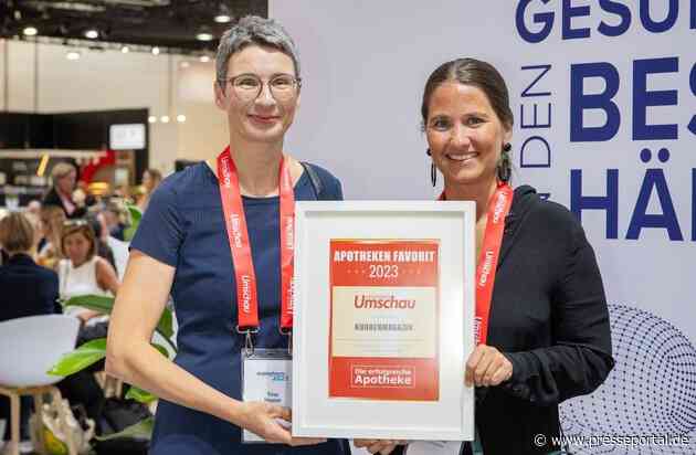 "Apotheken-Favoriten 2023": Platz 1 für die Apotheken Umschau