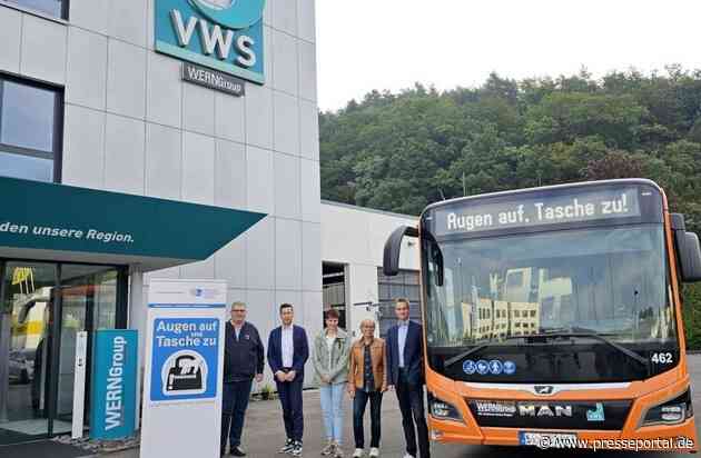 POL-SI: Augen auf - Tasche zu: Die VWS unterstützt Polizeikampagne gegen Taschendiebstahl - #polsiwi