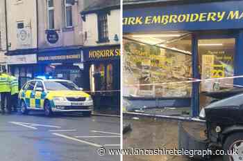 Section of Darwen Street in Blackburn closed due to crash
