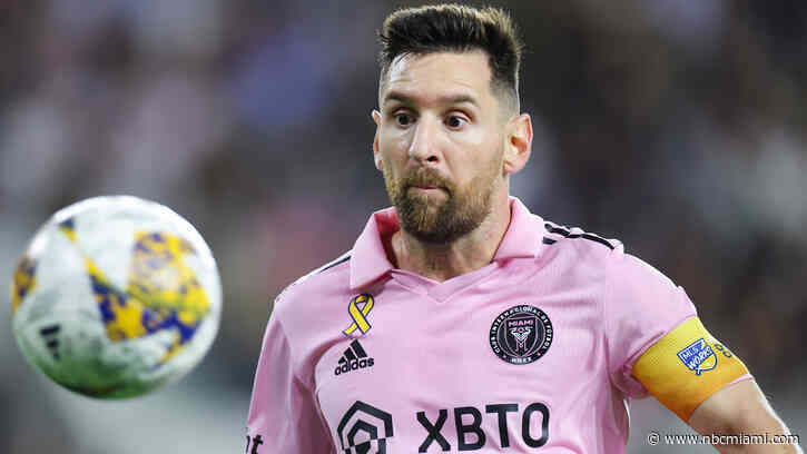 Messi's status for Inter Miami in US Open Cup final remains unclear