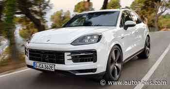 Porsche broadens Cayenne lineup with third PHEV variant