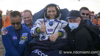 NASA astronaut Frank Rubio of Miami returns to Earth after breaking US space record