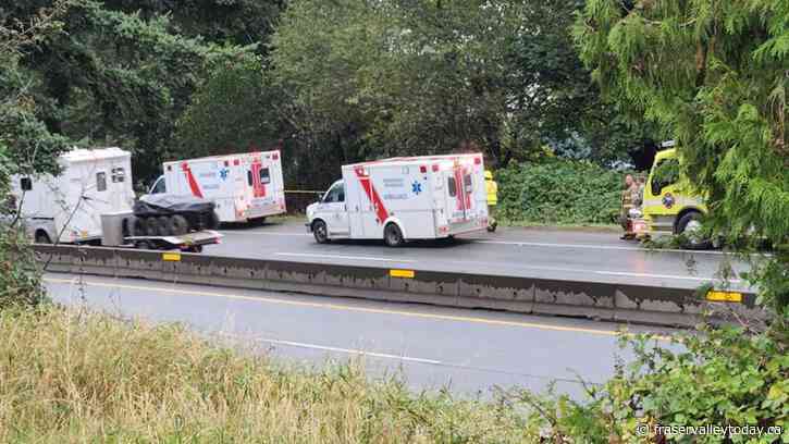 Rollover on Hwy. 1, semi in ditch impact Wednesday morning traffic in Chilliwack