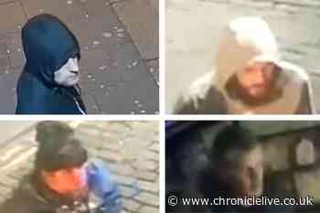 Police searching for four people following Newcastle city centre shop burglary