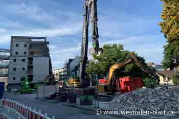 Stadthaus-Abriss in Paderborn geht weiter – Anwohner beschweren sich