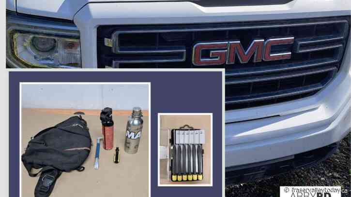 31-year-old female arrested for stolen property; bear mace and machete seized: AbbyPD