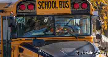 2 injured after pickup truck collides with school bus in Beaverlodge