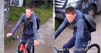 Police CCTV appeal after 'man on red bike' exposed himself to Hedon dog walker