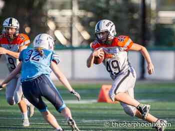 In photos: Saskatoon's new all-female football league opens with first game